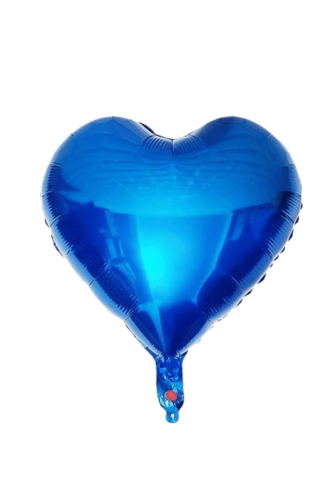 Folyo Balon Kalp 40 Cm (18inç) Lacivert