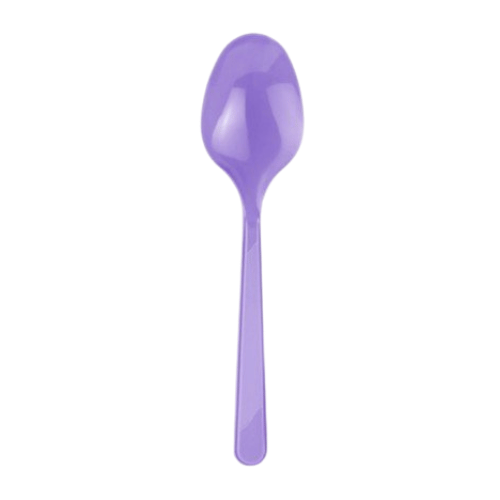 Plastik Kaşık Lila / 25 Parça