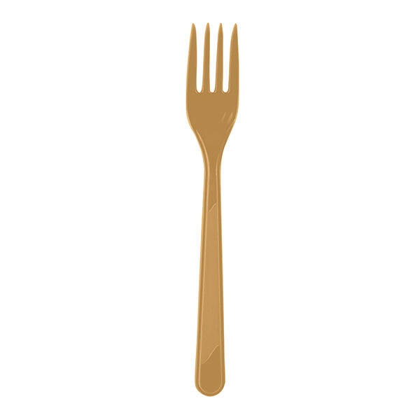 Plastik Çatal Altın / 25 Parça