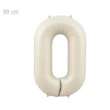 0 RAKAM FOLYO BALON KREM 75 CM