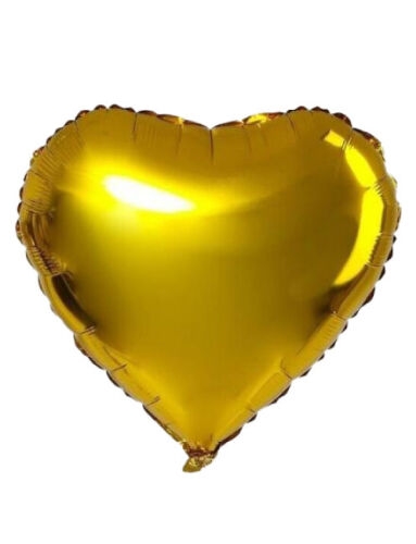 Folyo Balon Kalp 60 Cm (24 inç) Gold