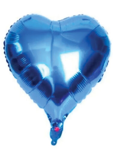 Folyo Balon Kalp 40 Cm (18inç) Mavi