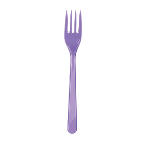 Plastik Çatal Lila/ 25 Parça