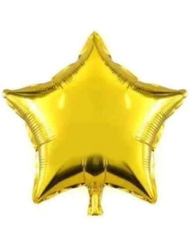 Folyo Balon Yıldız 60 Cm (24 inç) Gold
