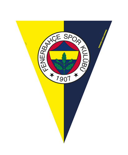 Lisanslı Fenerbahçe Üçgen Flama