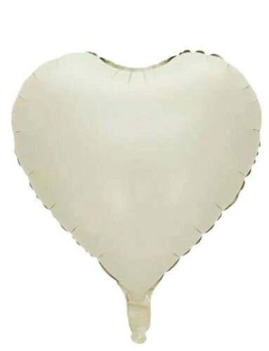 Folyo Balon Kalp 40 Cm (18inç) Krem