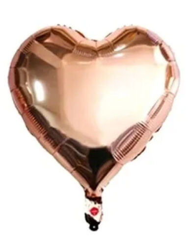 Folyo Balon Kalp 60 Cm (24 inç) Rose Gold